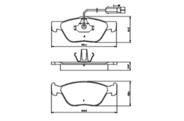 GDB1362 Brake Pad Set FIAT BRAVA ALFA ROMEO LANCIA