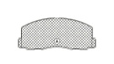 Brake Pad Set MITSHUBISHI
