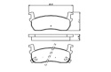 Brake Pad Set NISSAN MICRA