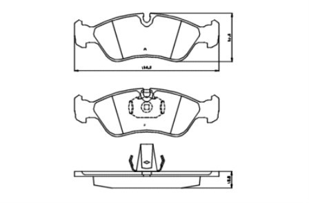 Brake Pad Set VW Brake Pad Set VW