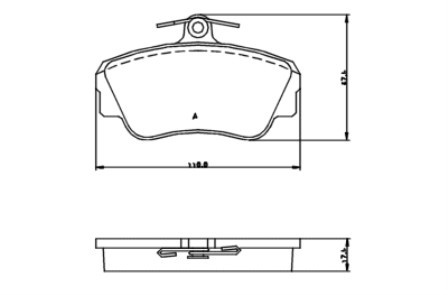 Brake Pad Set VOLVO Brake Pad Set VOLVO