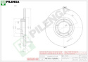 Tarcza hamulcowa PILENGA 5274 FORD TRANSIT 1983-92