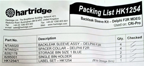 F2R fuel slevves kit